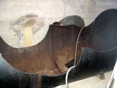 Découpage d'une cuve