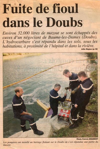 Pollution à Baume-les-Dames