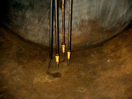 Cuve après nettoyage